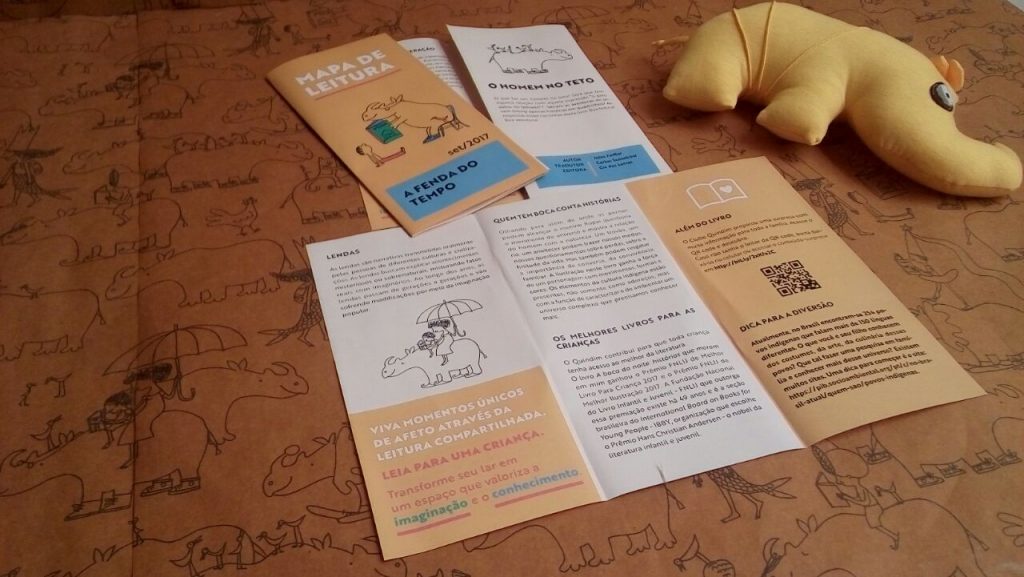 mapa de leitura clube quindim