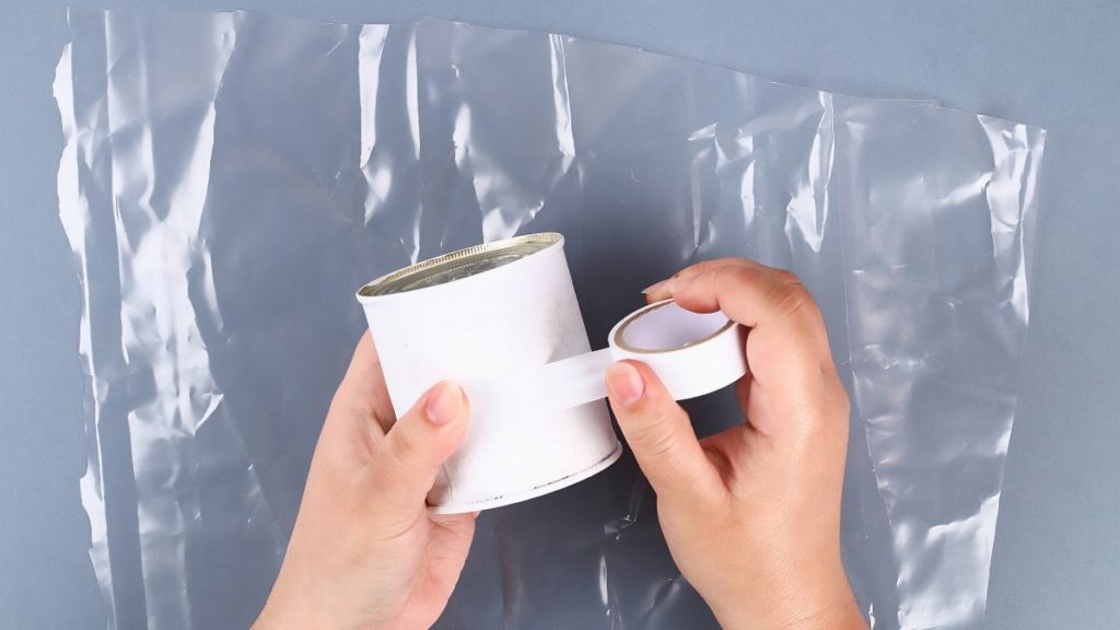 decorar lata embalagem
