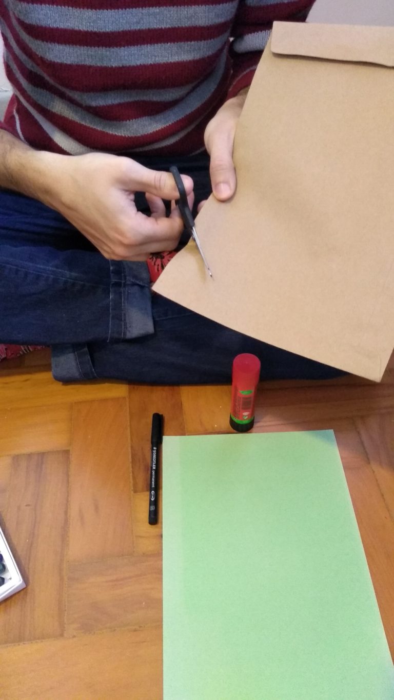 como fazer um marca páginas