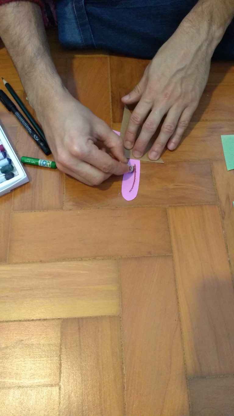 como fazer um marca páginas