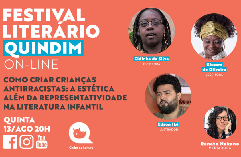 Festival Literário: Como criar crianças antirracistas – a estética além da representatividade na literatura infantil