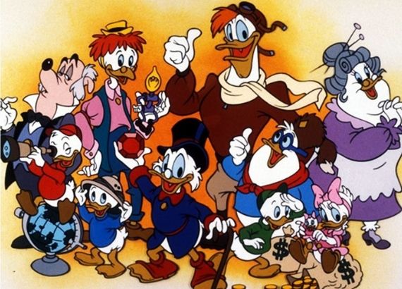 Desenhos dos anos 80. DuckTales. Os Caçadores de Aventuras