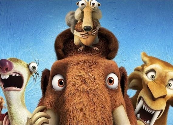 Filmes de comédia infantil anos 2000. A era do gelo
