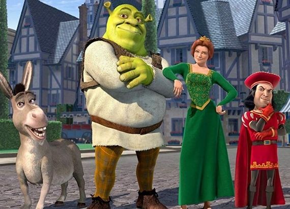 Filmes de comédia infantil para assistir. Shrek, burro e Fiona