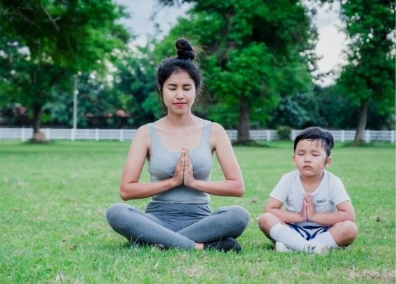 Meditação para crianças: uma introdução à paz interior