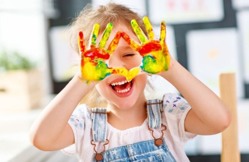 A importância da pintura na educação infantil: entenda porque você deve deixar seu filho pintar, rabiscar e desenhar à vontade