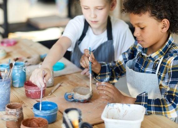 KIDS] Como Pintar Uma Árvore Com Tinta Guache Escolar - Pintura