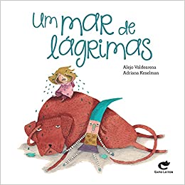 Livros de tirar o fôlego. Capa do livro um mar de lágrimas