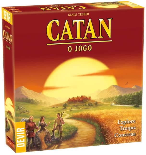 Jogos de tabuleiro para família . Jogo Catan