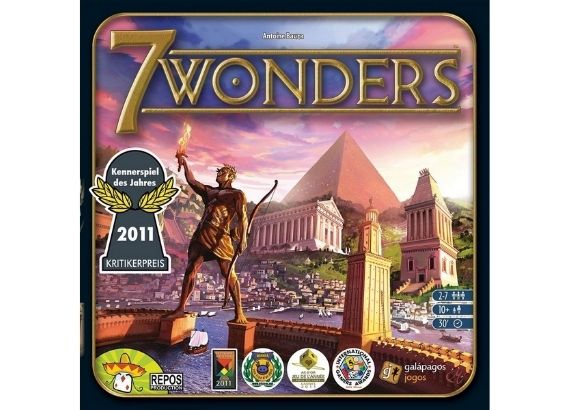 Jogos de tabuleiro para família. Jogo 7 wonders