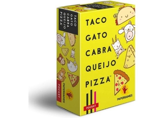 Jogos de tabuleiro para família. Jogo Taco, Gato, Cabra, Queijo, Pizza