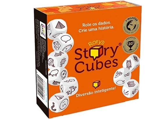 Jogos de tabuleiro para família. Rory's Story Cubes