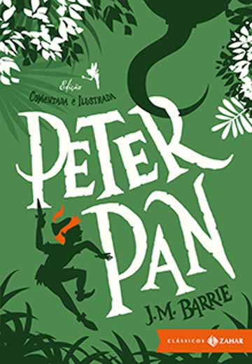 Peter Pan (escritor J.M. Barrie, Capa Rafael Nobre, tradutora Julia Romeu, editora Pequena Zahar)
