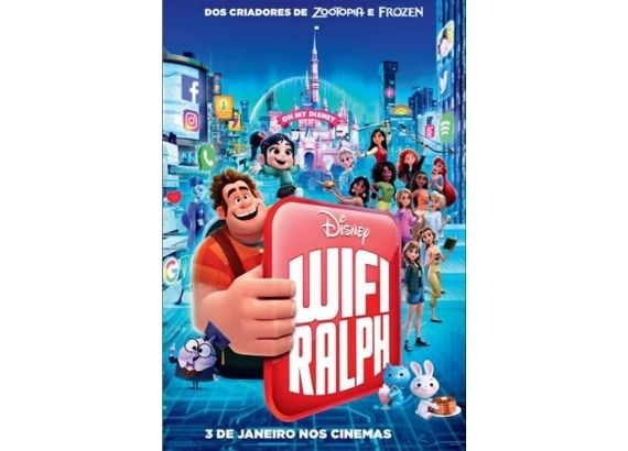 Filmes de animação para crianças. Wifi Ralph