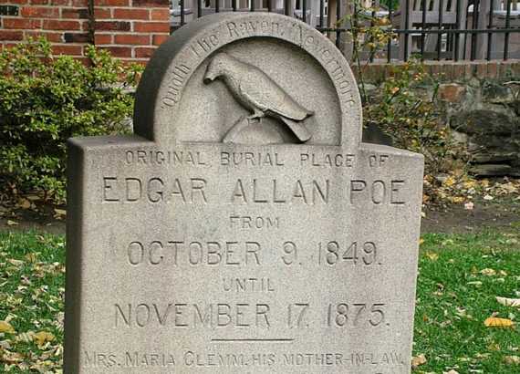 contos de Edgar Allan Poe lapide