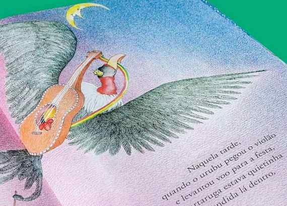 6 livros infantis sobre o folclore brasileiro para ler com as crianças 1 6 livros infantis sobre o folclore brasileiro para ler com as crianças_meio. Imagem do livro A festa no céu