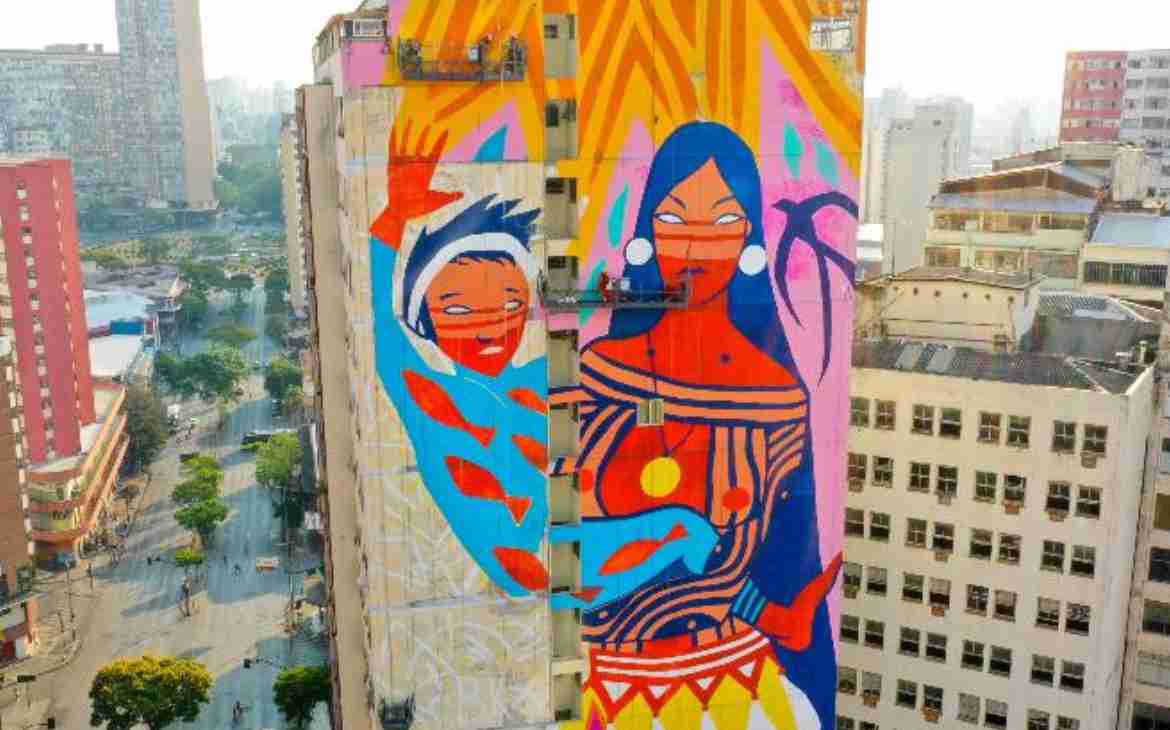 Infância e maternidade ganham os murais do país_capa Mural Daiara Tukano