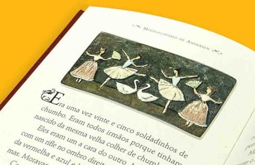 Miolo do livro Minimaginário de Andersen, de Hans Christian Andersen e Salmo Dansa