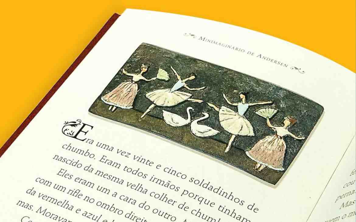 Miolo do livro Minimaginário de Andersen, de Hans Christian Andersen e Salmo Dansa