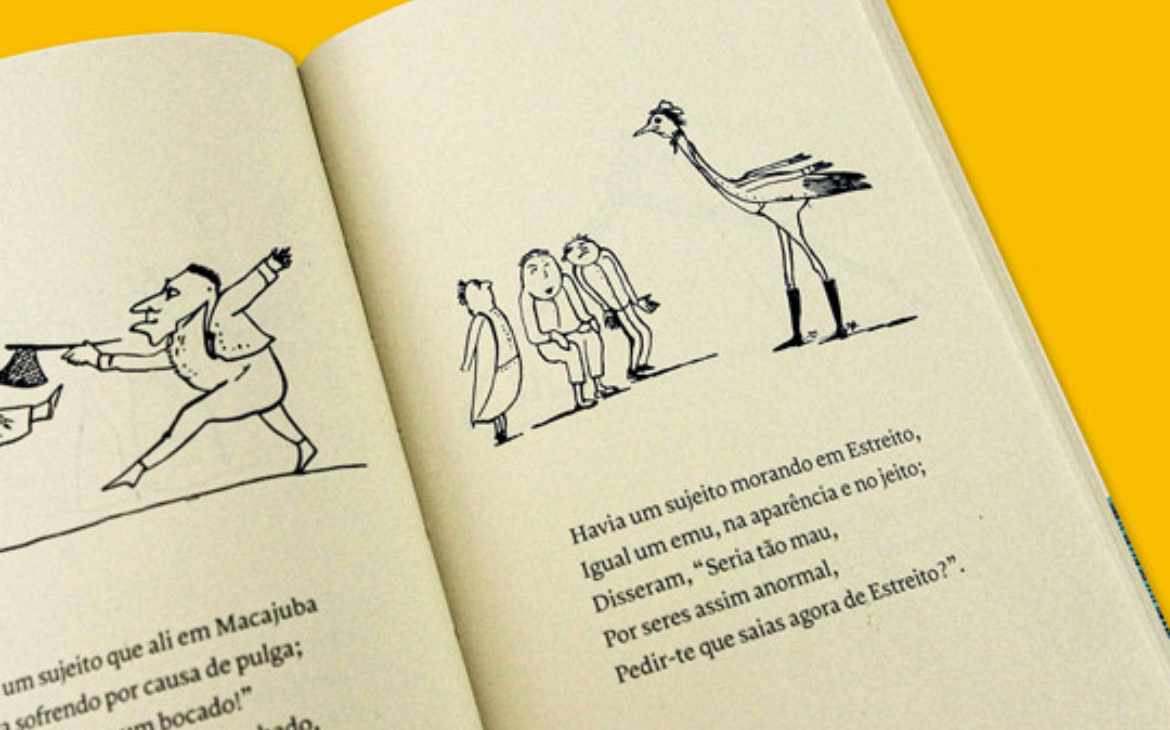 Imagem do livro 200 limeriques de Edward Lear para ler e para ver