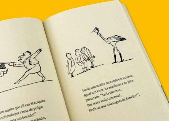 Imagem do livro 200 limeriques de Edward Lear para ler e para ver