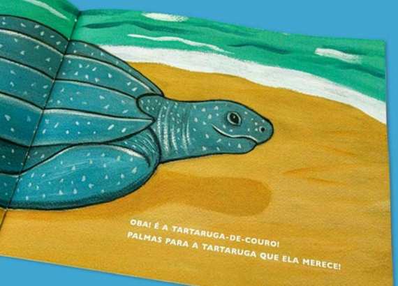 A importancia dos livros infantis sobre a fauna e flora brasileiras. Livro Palmas para o bicho que ele merece meio