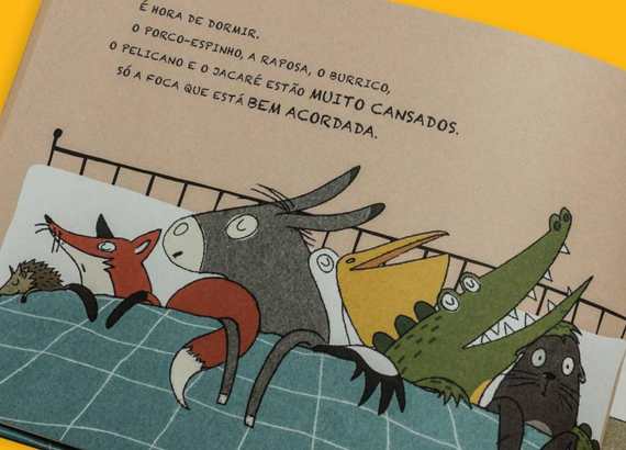 7 livros aconchegantes sobre a hora de dormir 1 7 livros sobre a hora de dormir. Imagem do livro Muito cansado e bem acordado