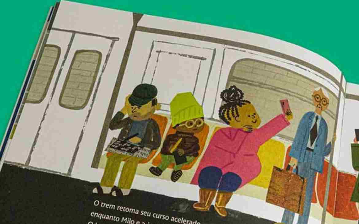 Redes sociais e crianças: 8 livros para conversar sobre os perigos na internet 12 8 livros para conversar sobre os perigos nas redes sociais. Imagem do livro Milo imagina o mundo