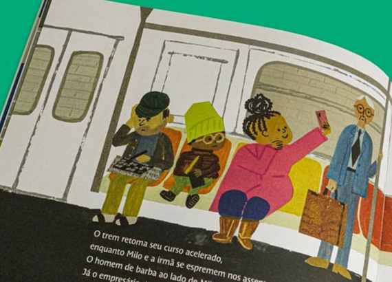 Redes sociais e crianças: 8 livros para conversar sobre os perigos na internet 1 8 livros para conversar sobre os perigos nas redes sociais. Imagem do livro Milo imagina o mundo