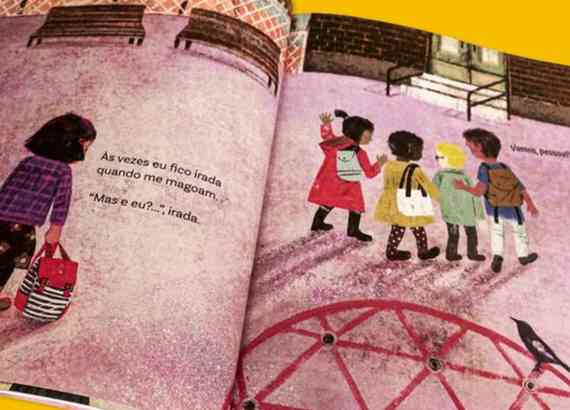 Existe amizade tóxica na infância? 3 Existe amizade tóxica na infância_meio. Imagem do livro Eu fico irada