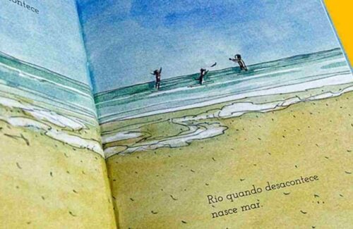 O tempo no livro ilustrado_capa. Imagem do livro Quando as coisas desacontecem de Odilon Moraes