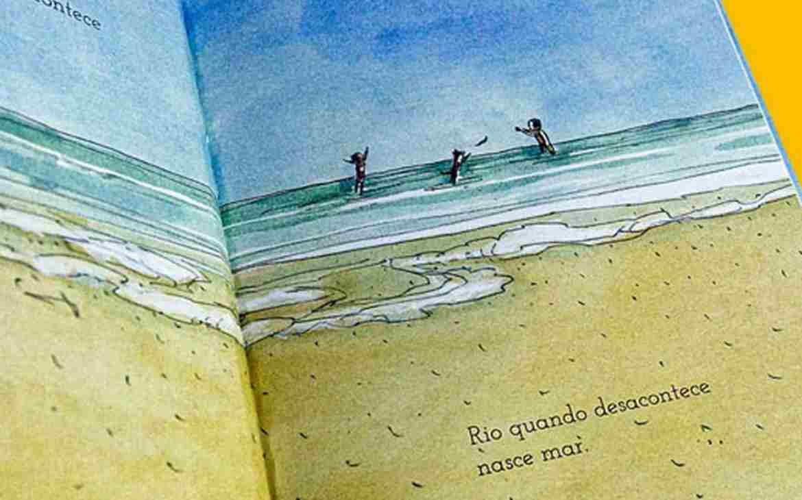 O tempo no livro ilustrado_capa. Imagem do livro Quando as coisas desacontecem de Odilon Moraes