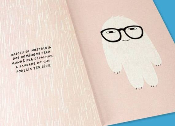 Livros tratam sentimentos como personagens_meio. Imagem do livro Pequeno inventario de monstros