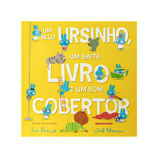 Livro 'Um belo ursinho, um baita livro e um bom cobertor'