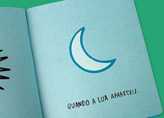 Literatura de colo_meio. Imagem do livro Dia de Lua