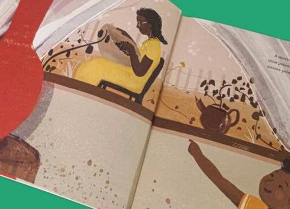 Coluna_estereótipos_na_literatura_meio. Imagem_livro_Os_dengos_na_moringa_de_voinha