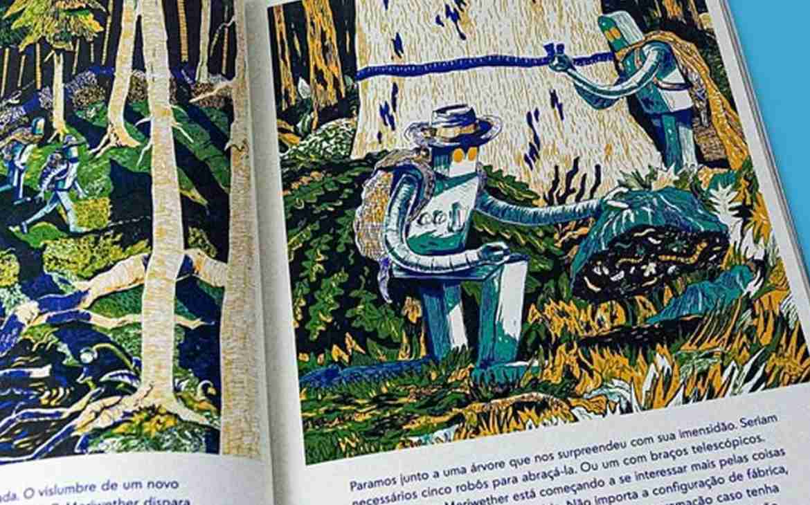 7 livros para pensar os caminhos da humanidade_capa. Imagem do livro A incrivel expedicao dos robos