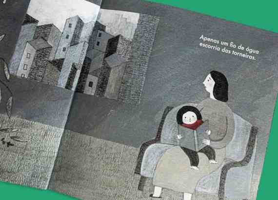 Como conversar sobre os temas da COP-30 com as crianças? 2 COP-30 conversas sobre mudanças climáticas e proteção do meio ambiente_meio. Imagem do livro Fio de Rio