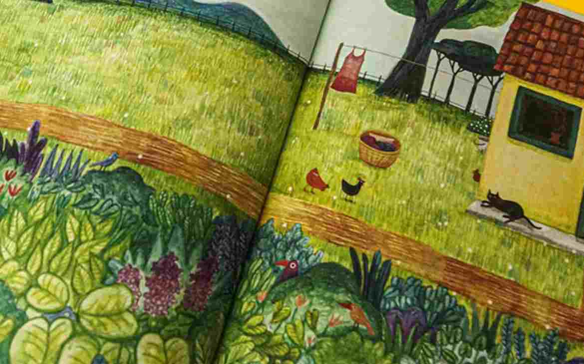 8 livros delicados para dar boas-vindas à primavera 12 livros para dar boas-vindas a primavera_capa. Imagem do livro O jardim la fora