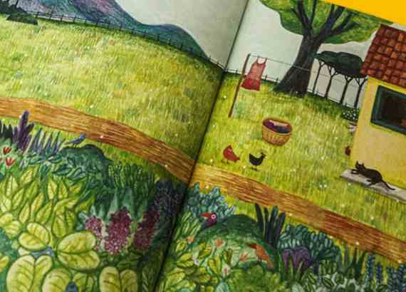8 livros delicados para dar boas-vindas à primavera 1 livros para dar boas-vindas a primavera_meio. Imagem do livro O jardim la fora