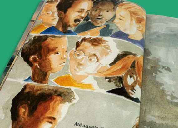 “Chorei como um bebê”: por que precisamos repensar a maneira como falamos sobre sentimentos com as crianças 4 Quando a maneira como crianças lidam com emoções vira estigma_meio. Imagem do livro Olho dagua