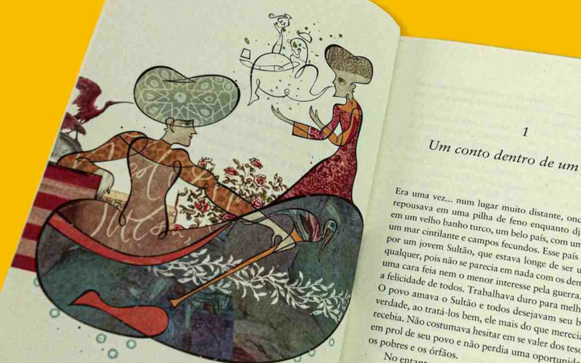 7 livros de contos para navegar mundo afora 11 Imagem do livro "Um conto dentro de um conto", de Ahmet Ümit e Cem Kızıltuğ