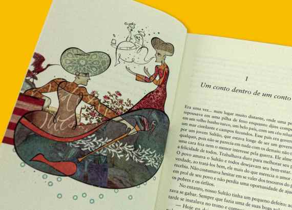 7 livros de contos para navegar mundo afora 1 Livros de contos. Imagem do livro "Um conto dentro de um conto", de Ahmet Ümit e Cem Kızıltuğ
