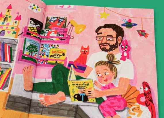 O que afasta os pais da leitura compartilhada com os filhos? 1 Imagem do livro "Cadê o sono da Stella?", de Anete Melece. Foto: Clube Quindim.